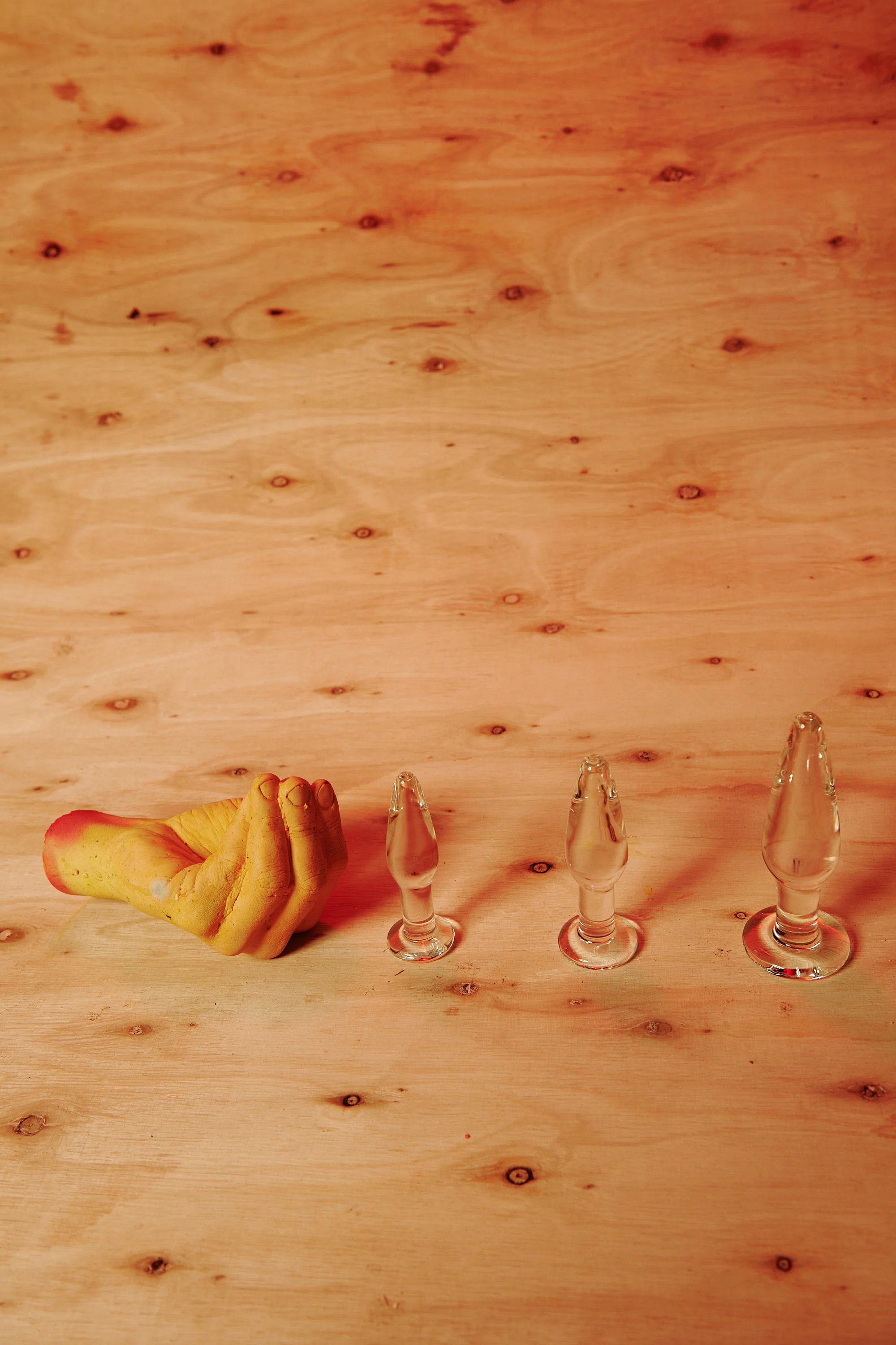 Prisms 3 Piece Glass Anal Plug Kit - Image 2
