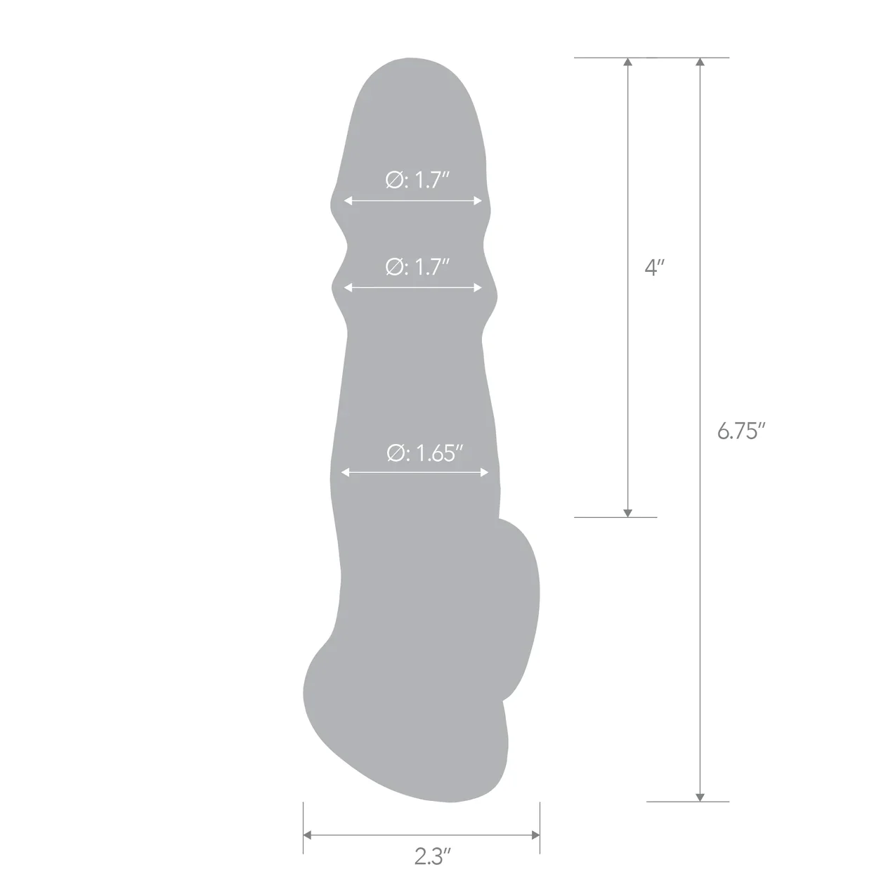 6.75" Girthy Penis Enhancing Sleeve Extension by Blue Line - Image 5