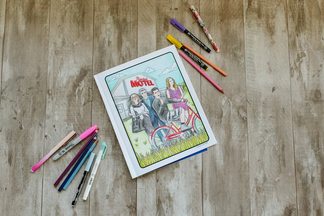 A VERY SCHITTY COLORING BOOK - Image 5
