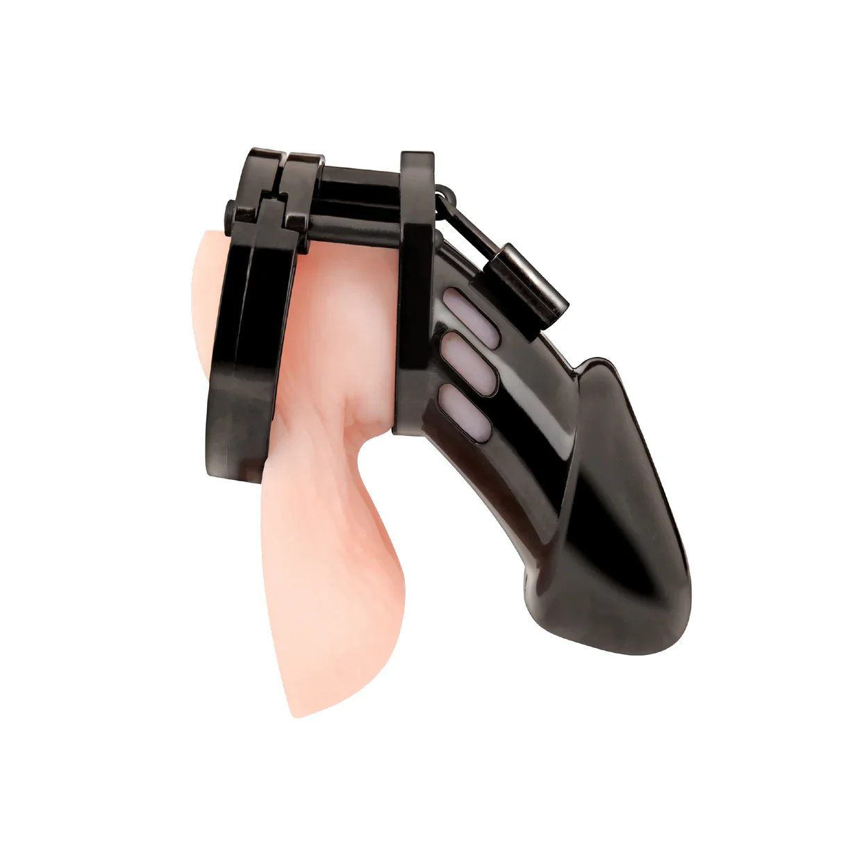 Acrylic See-thru Chastity Cock Cage by Blue Line - Image 3