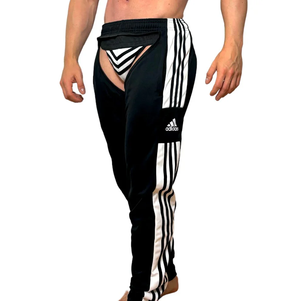 Adidas Sport Black Chaps By SNEAKERMASK - Image 3