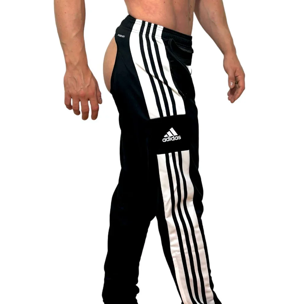 Adidas Sport Black Chaps By SNEAKERMASK - Image 4