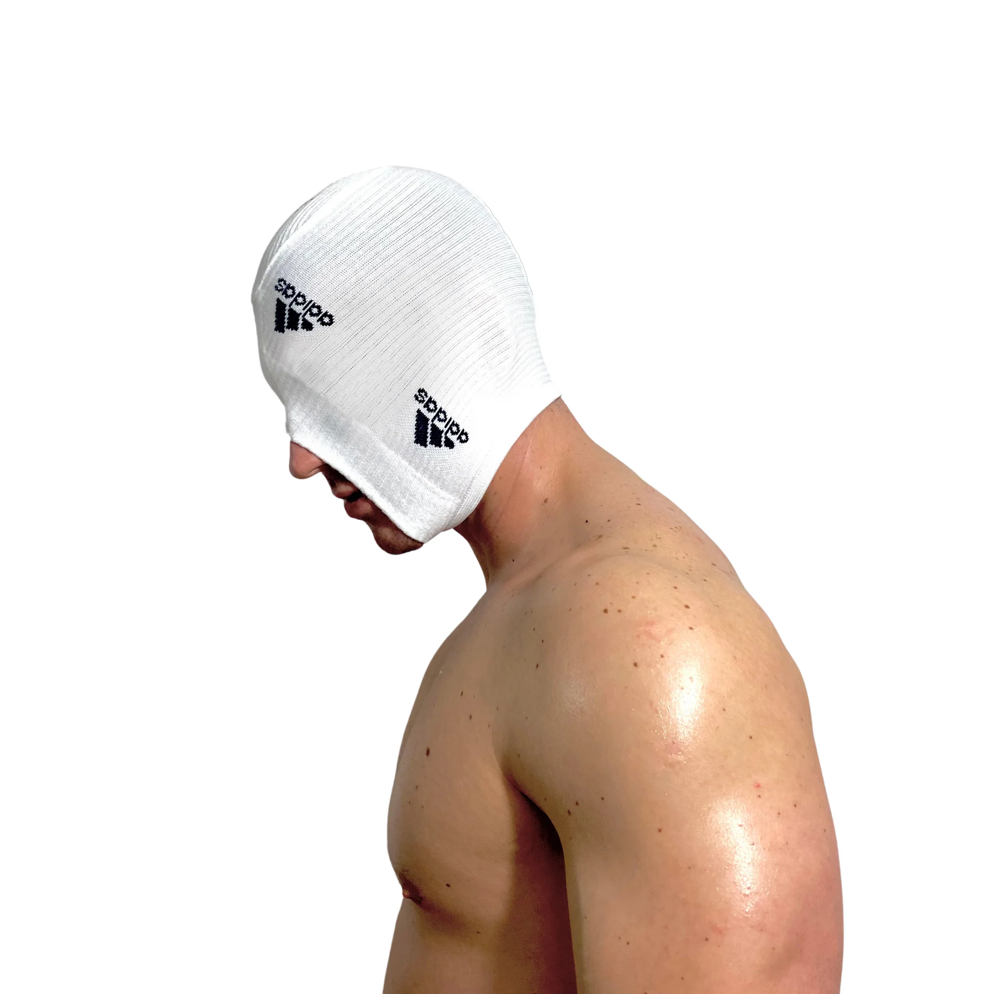 CLASSIC SPORT SOCKSUCKER WHITE MASK BY SNEAKERMASK - Image 5
