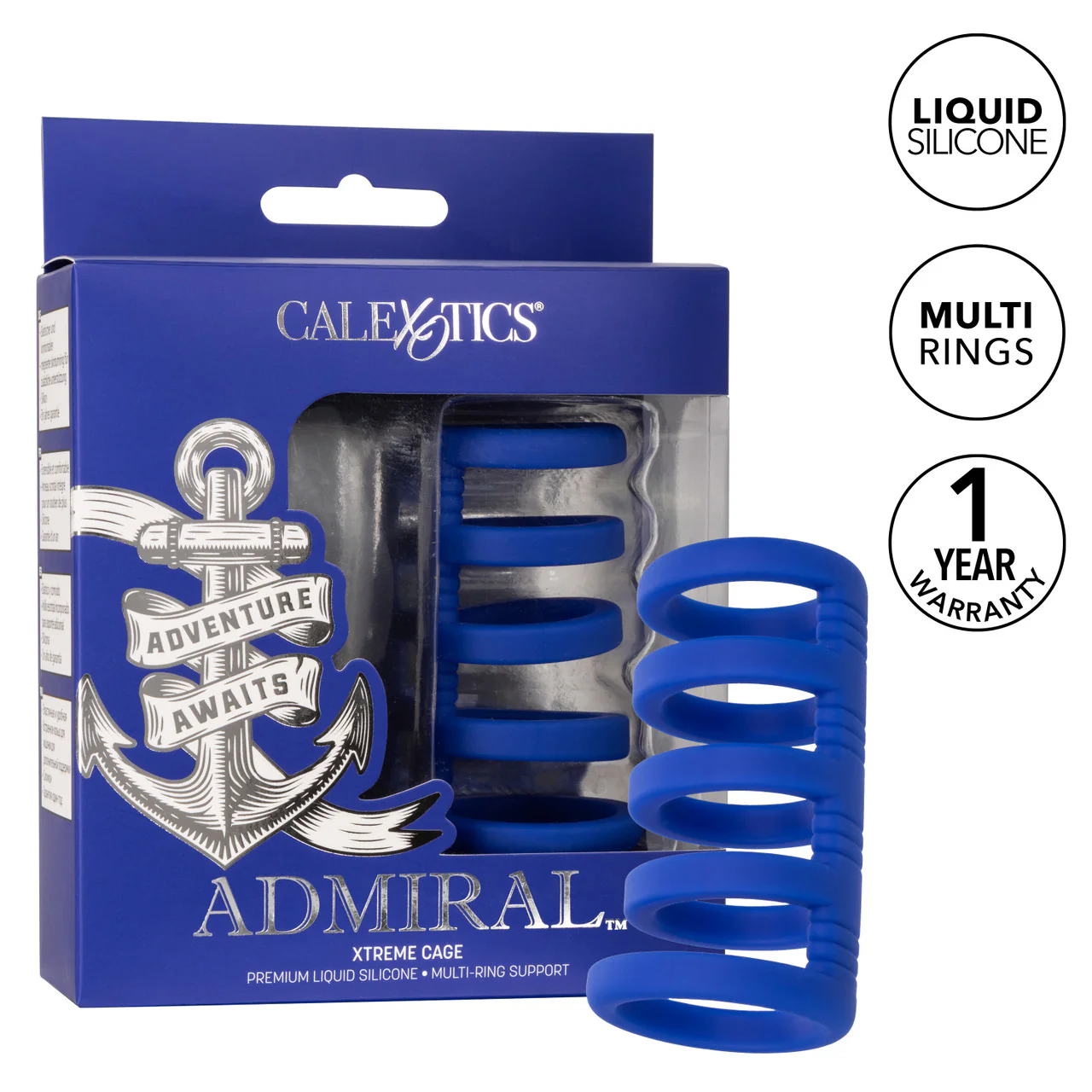 Admiral Xtreme Silicone Cock Cage - Image 6