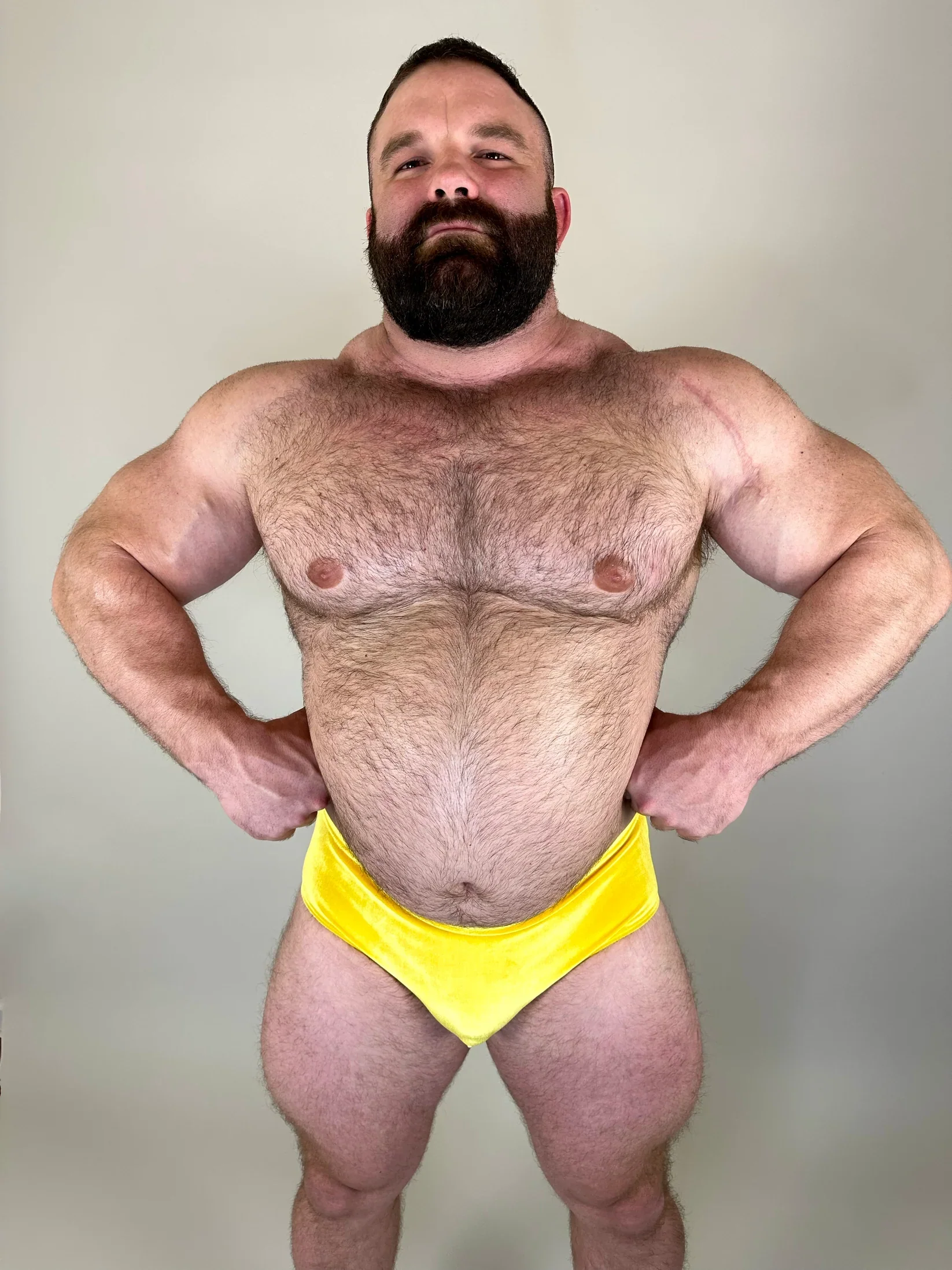 Alfons Dovana Gold Velvet Brief - Image 2