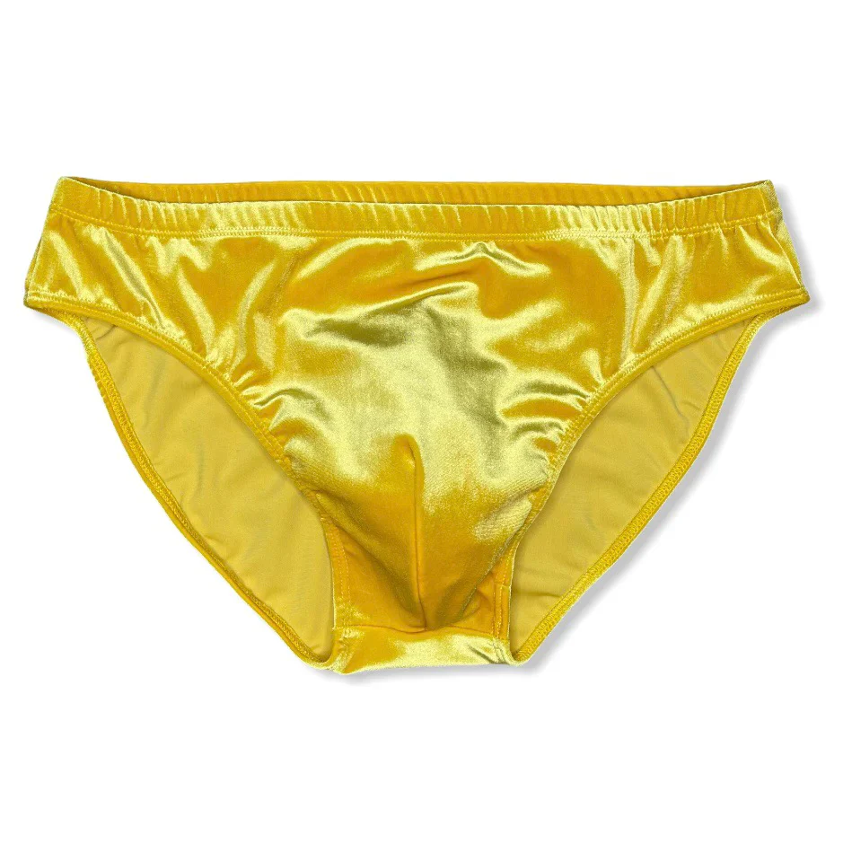 Alfons Dovana Gold Velvet Brief - Image 5