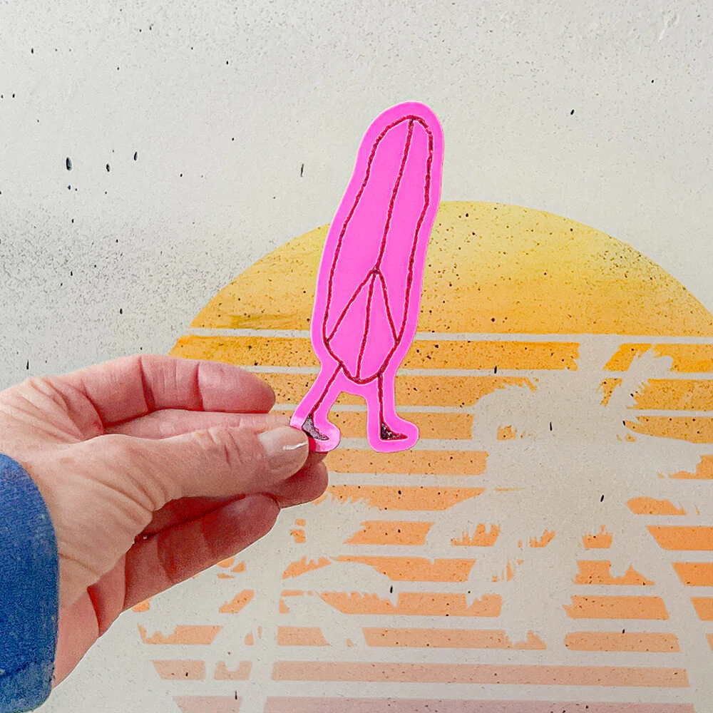 Alone in Public By Wendy White - Die-Cut Sticker - Image 2