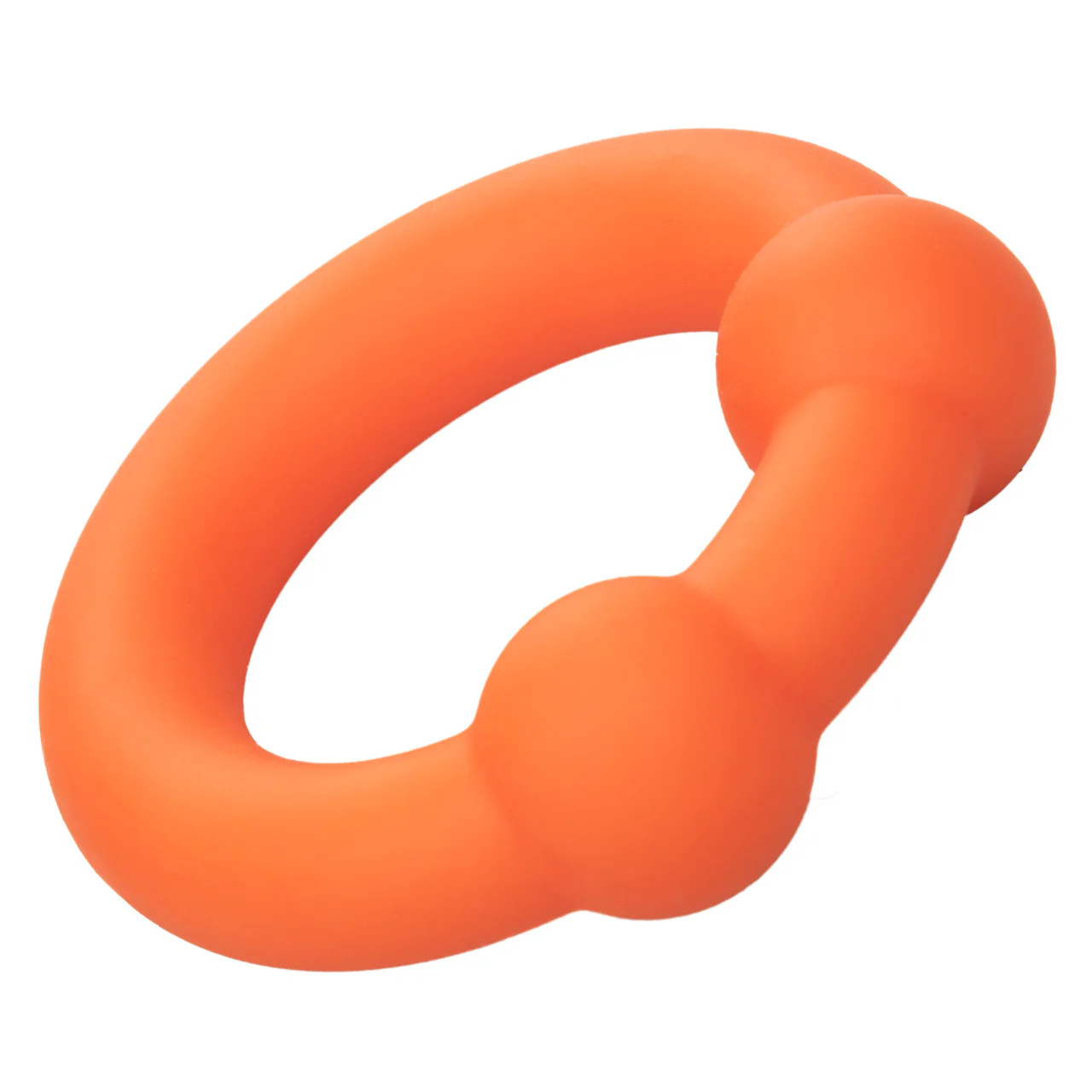 Alpha Liquid Silicone Dual Ball Ring - Orange - Image 10