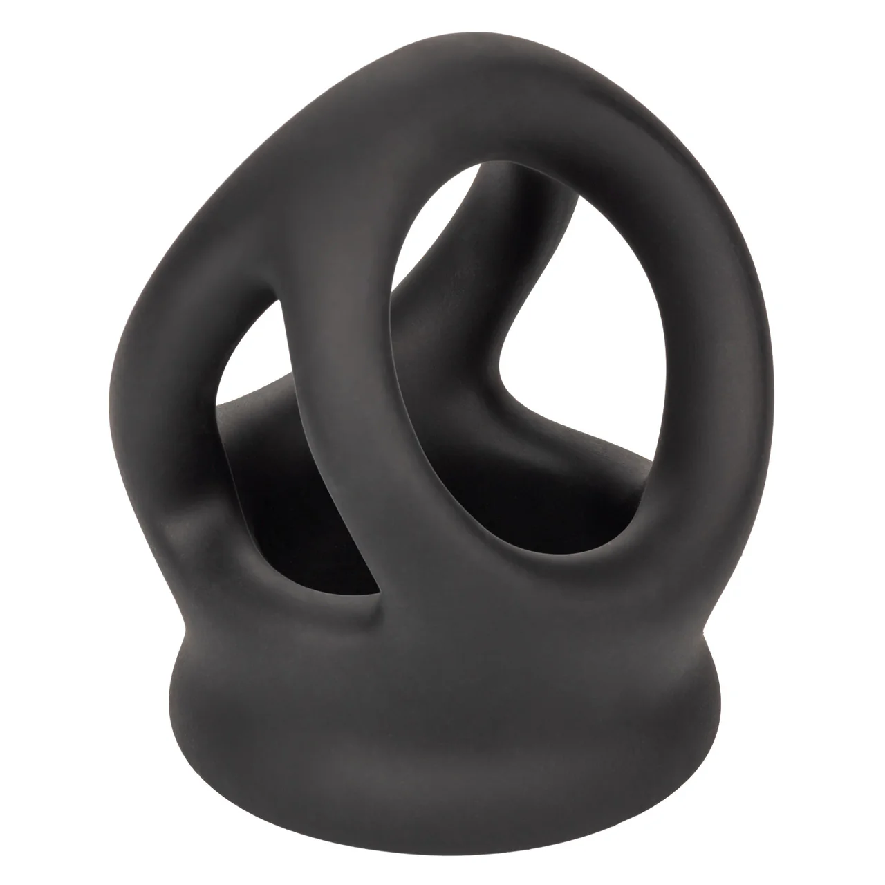 Alpha Liquid Silicone Dual Cage & Ring - Black - Image 11