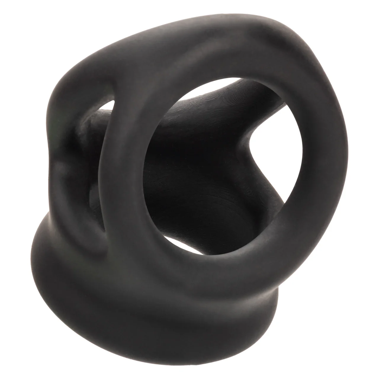 Alpha Liquid Silicone Dual Cage & Ring - Black - Image 2