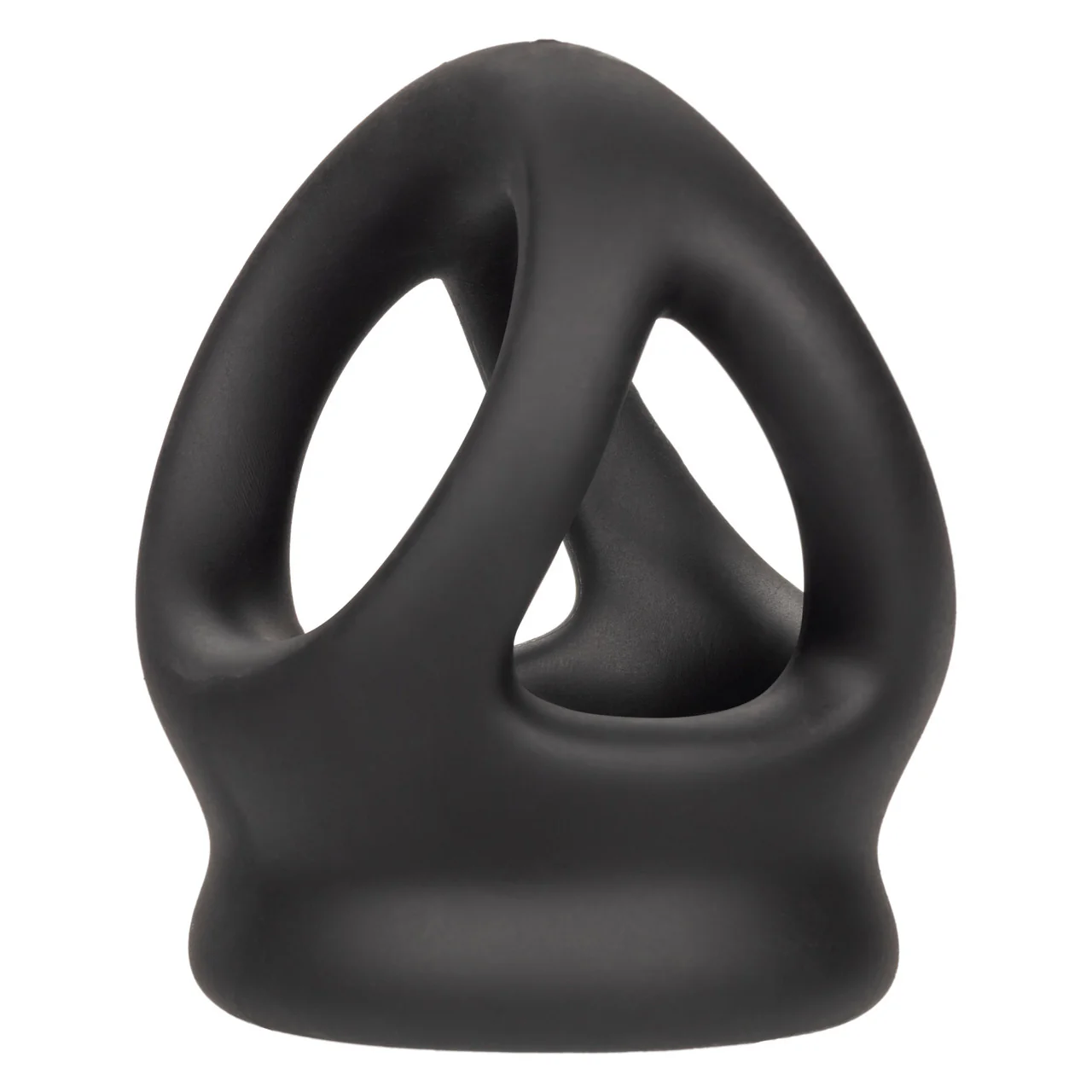 Alpha Liquid Silicone Dual Cage & Ring - Black - Image 9