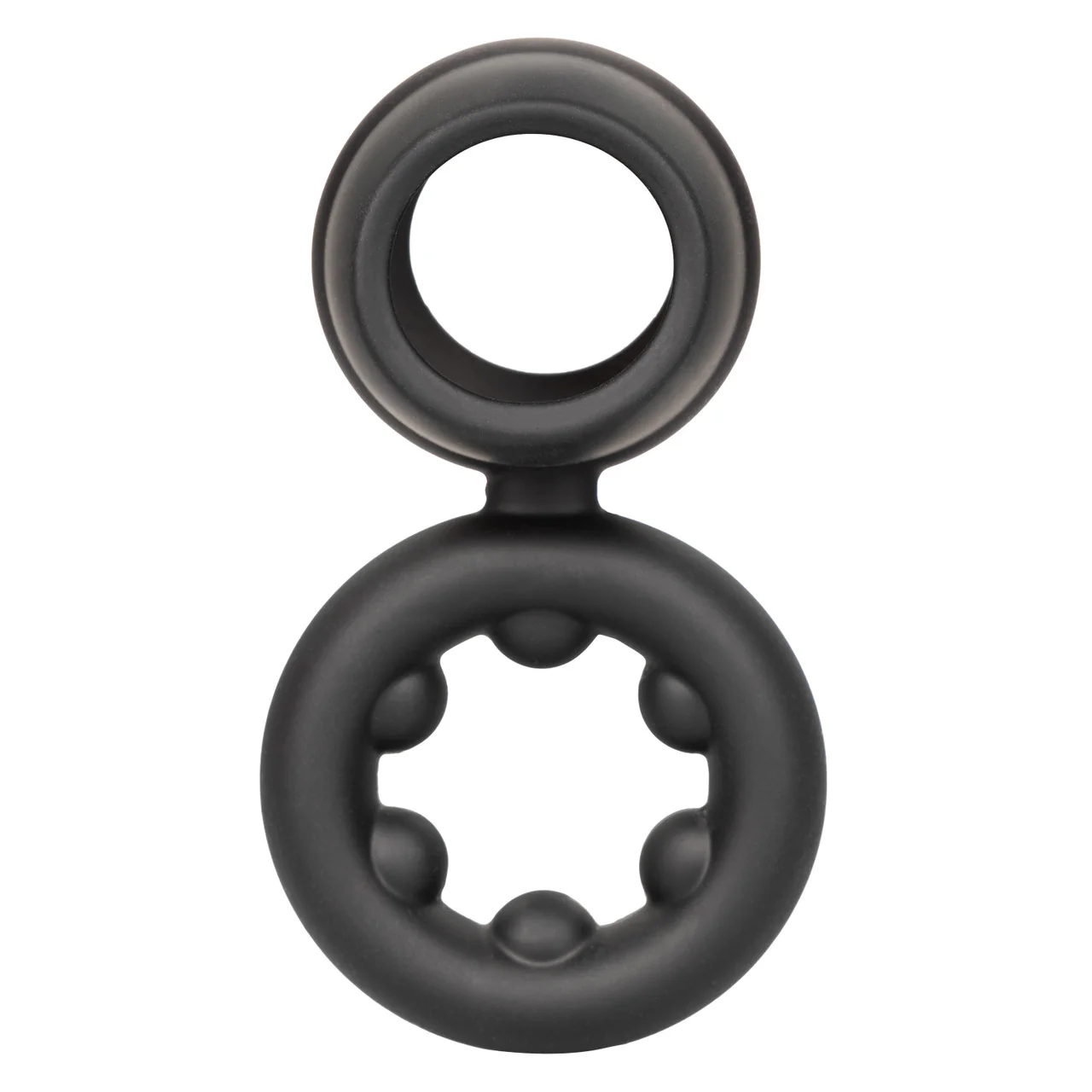Alpha Liquid Silicone Dual Magnum Ring - Black - Image 10
