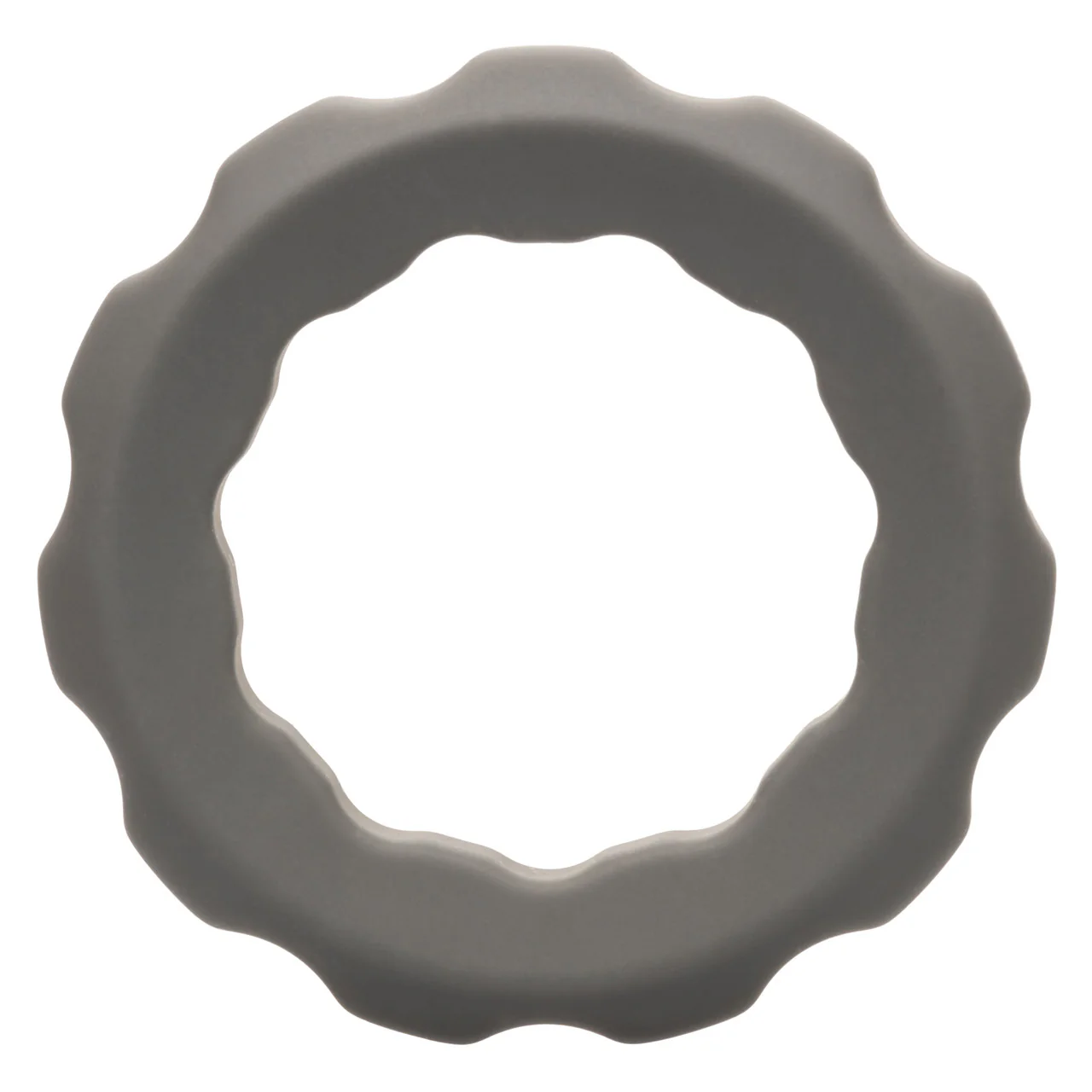 Alpha Liquid Silicone Erect Ring - Grey - Image 2