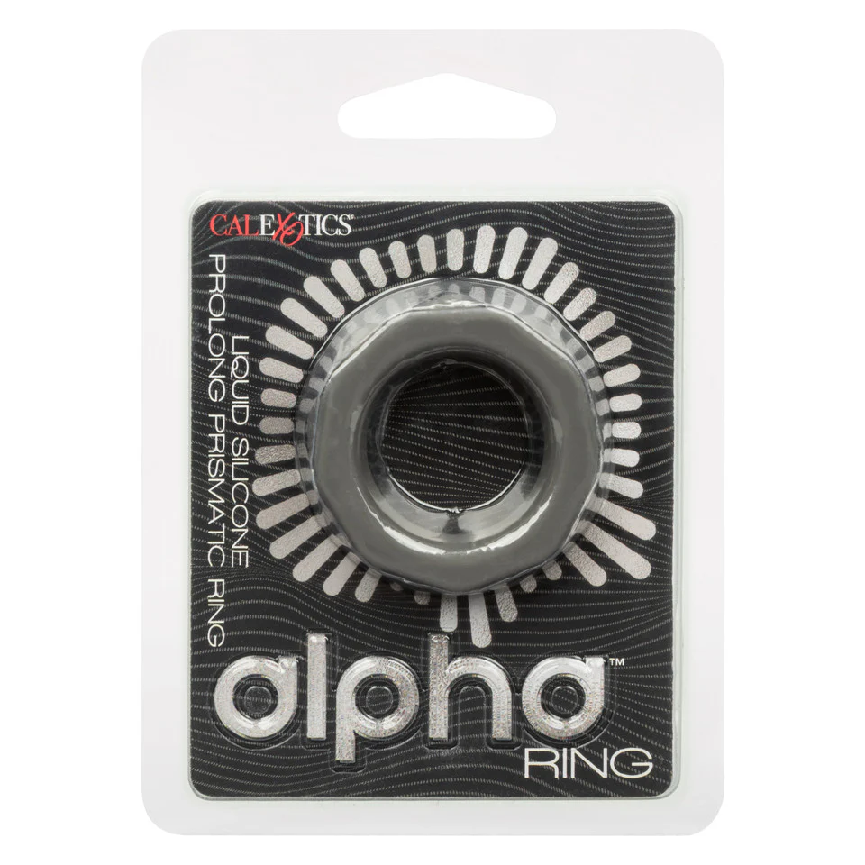 Alpha Liquid Silicone Prolong Presmatic Cock Ring - Image 3