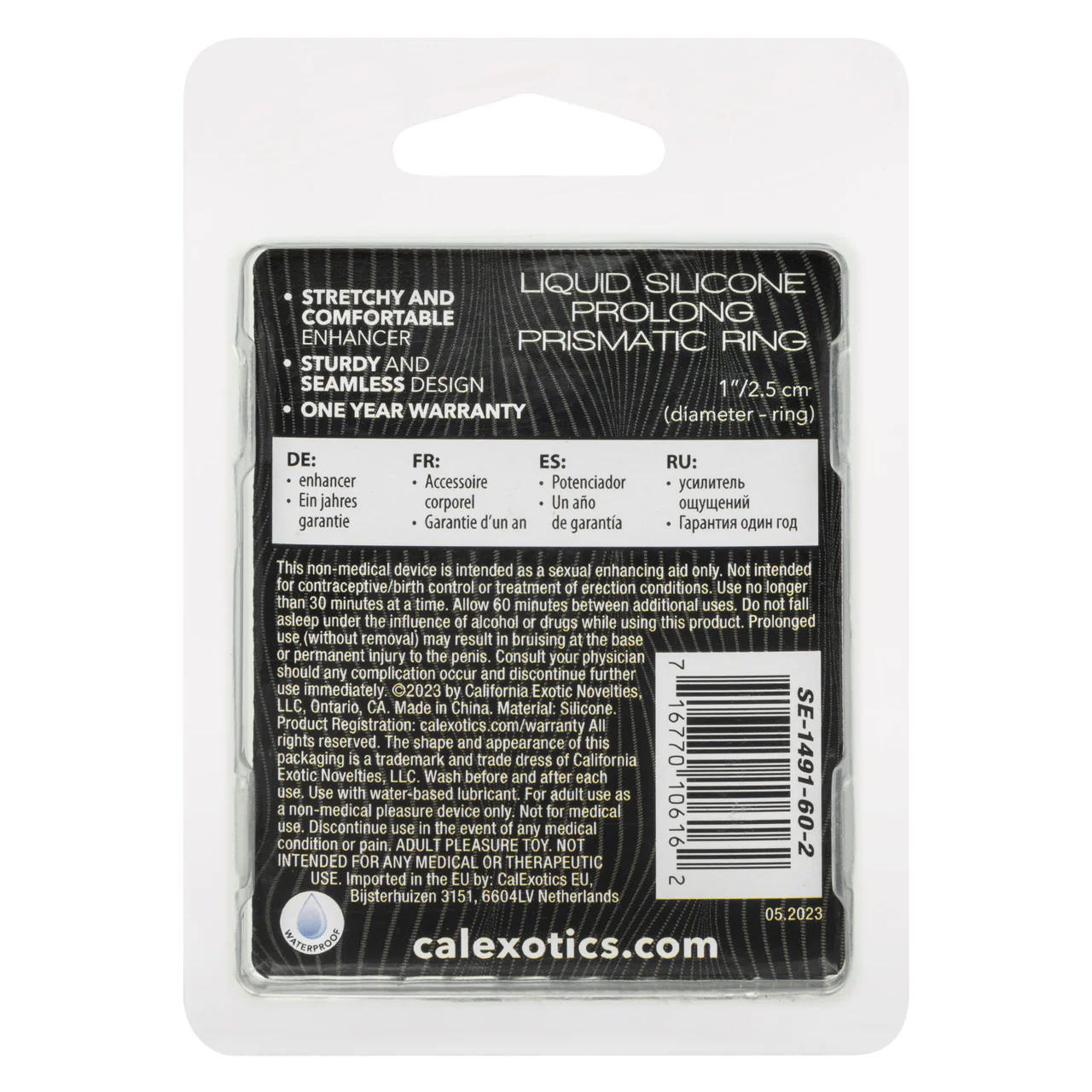 Alpha Liquid Silicone Prolong Presmatic Cock Ring - Image 4