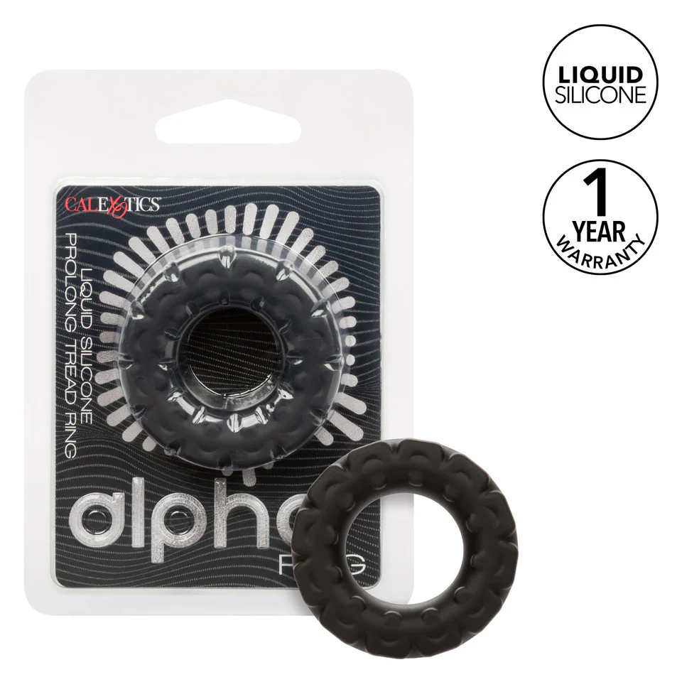 Alpha Liquid Silicone Prolong Tread Cock Ring - Image 6
