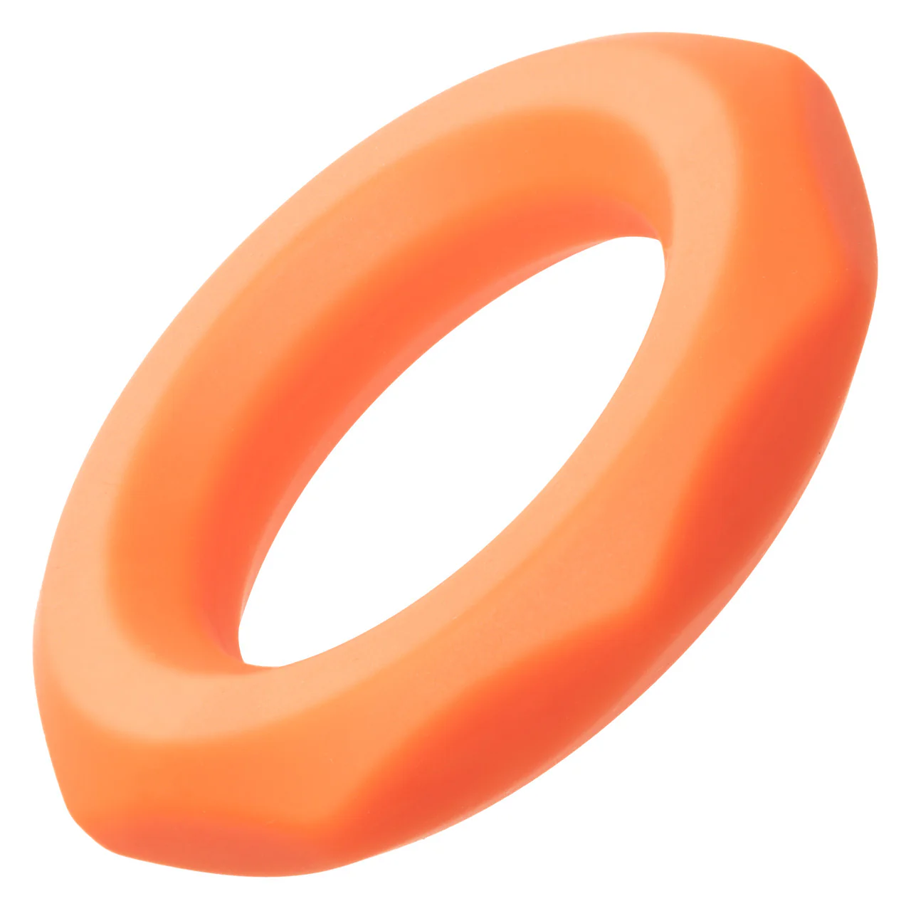 Alpha Liquid Silicone Sexagon Ring - Orange - Image 10