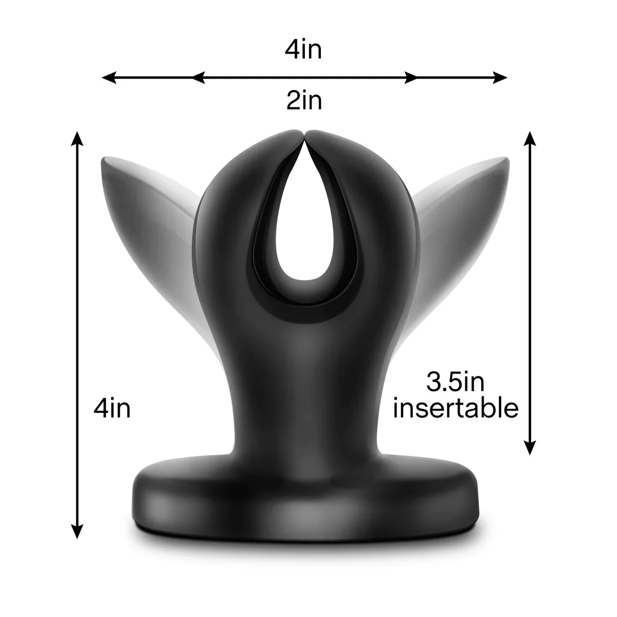 Anal Adventures Anchor Black 4-Inch Anal Plug - Image 4