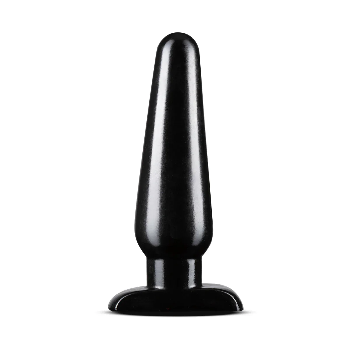Anal Adventures Basic Black 6.5-Inch Anal Plug - Image 4