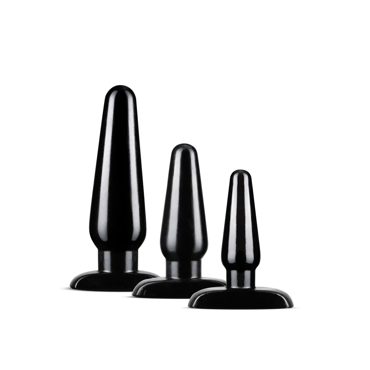 Anal Adventures Basic Kit Black Anal Plug - Image 3