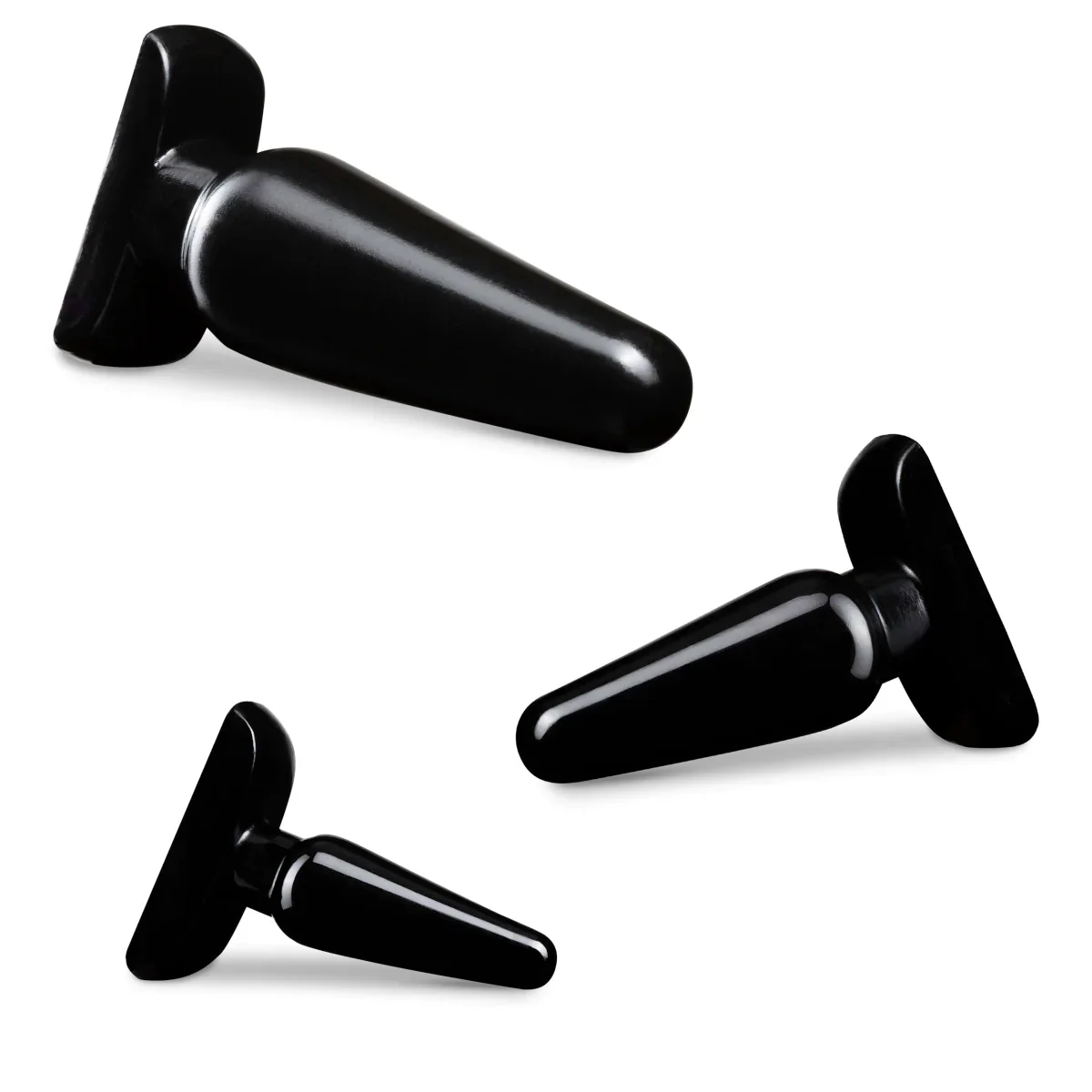 Anal Adventures Basic Kit Black Anal Plug - Image 4