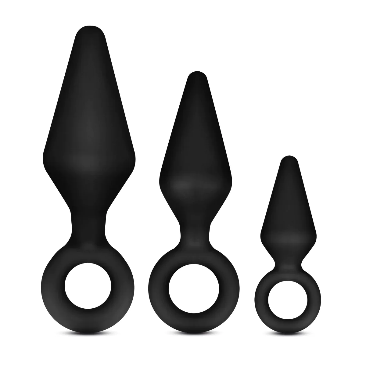 Anal Adventures Platinum Loop Kit Black Anal Plug - Image 4