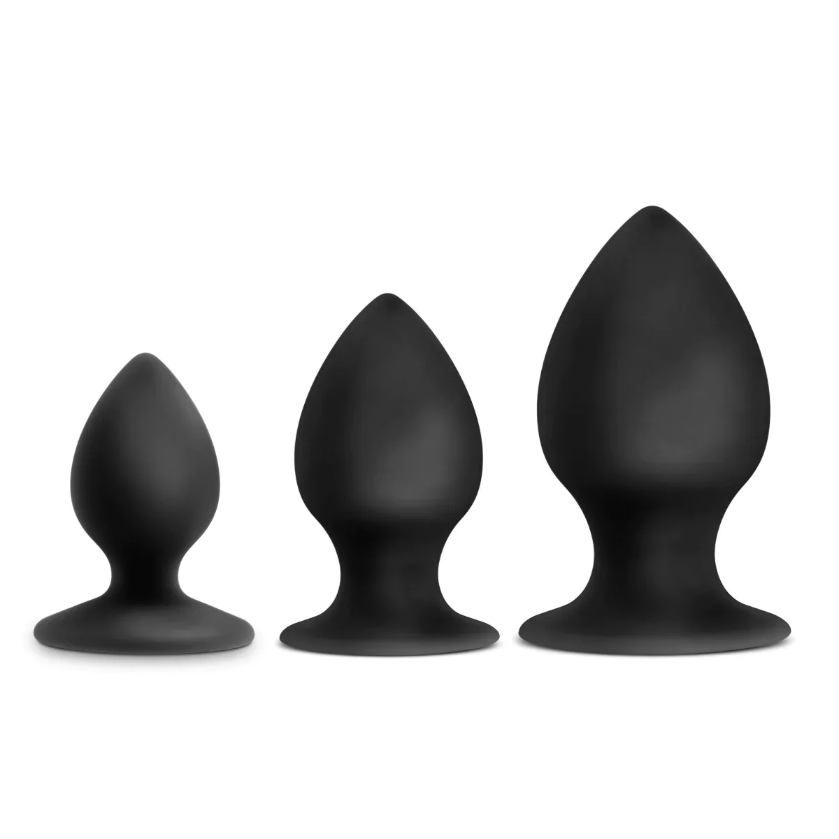 Anal Adventures Platinum Stout Kit Black Anal Plug - Image 4