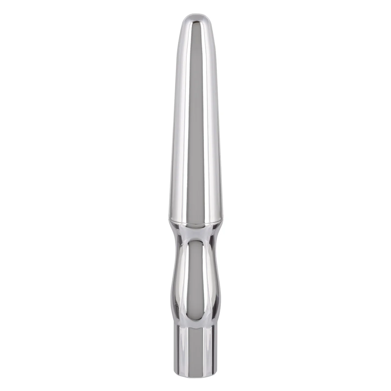 Anal Toys Rechargeable Silicone Anal Probe - Silver - Image 3