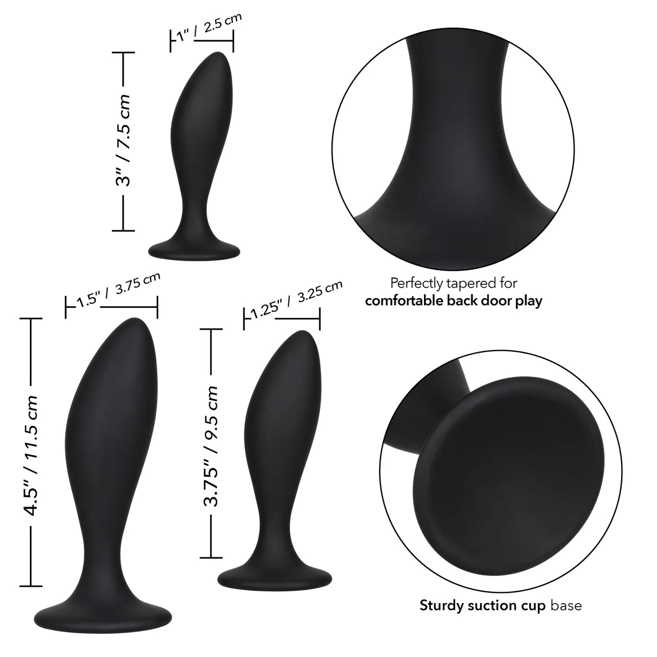 Anal Toys Silicone Anal Curve Kit (3 piece) - Image 5