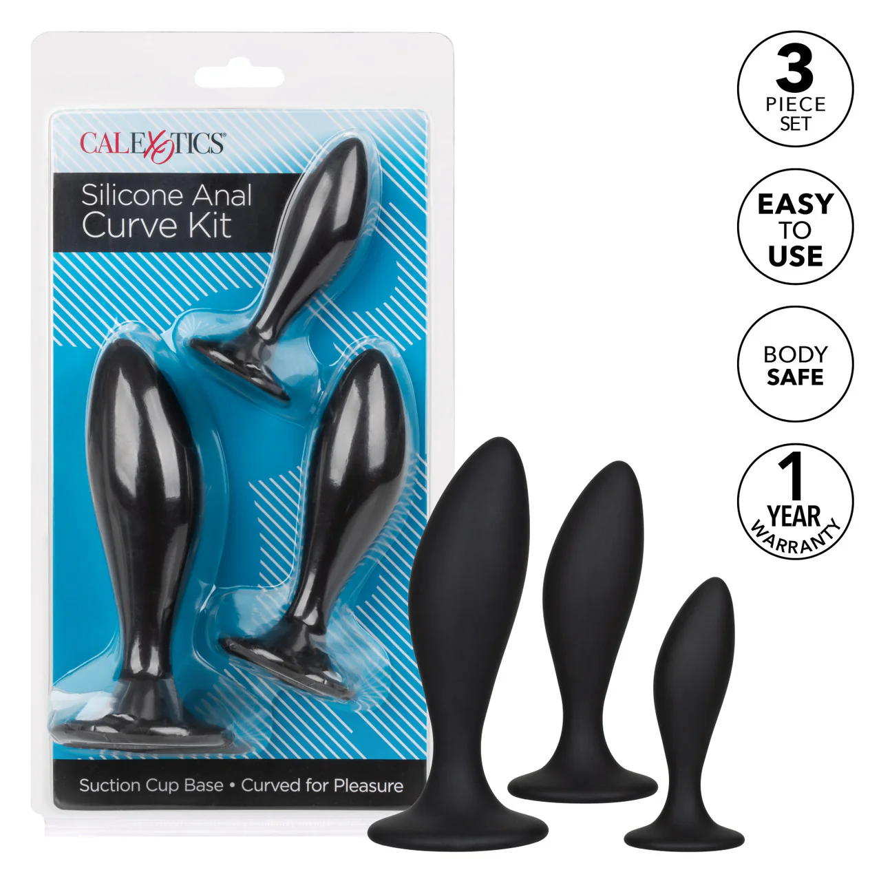Anal Toys Silicone Anal Curve Kit (3 piece) - Image 6