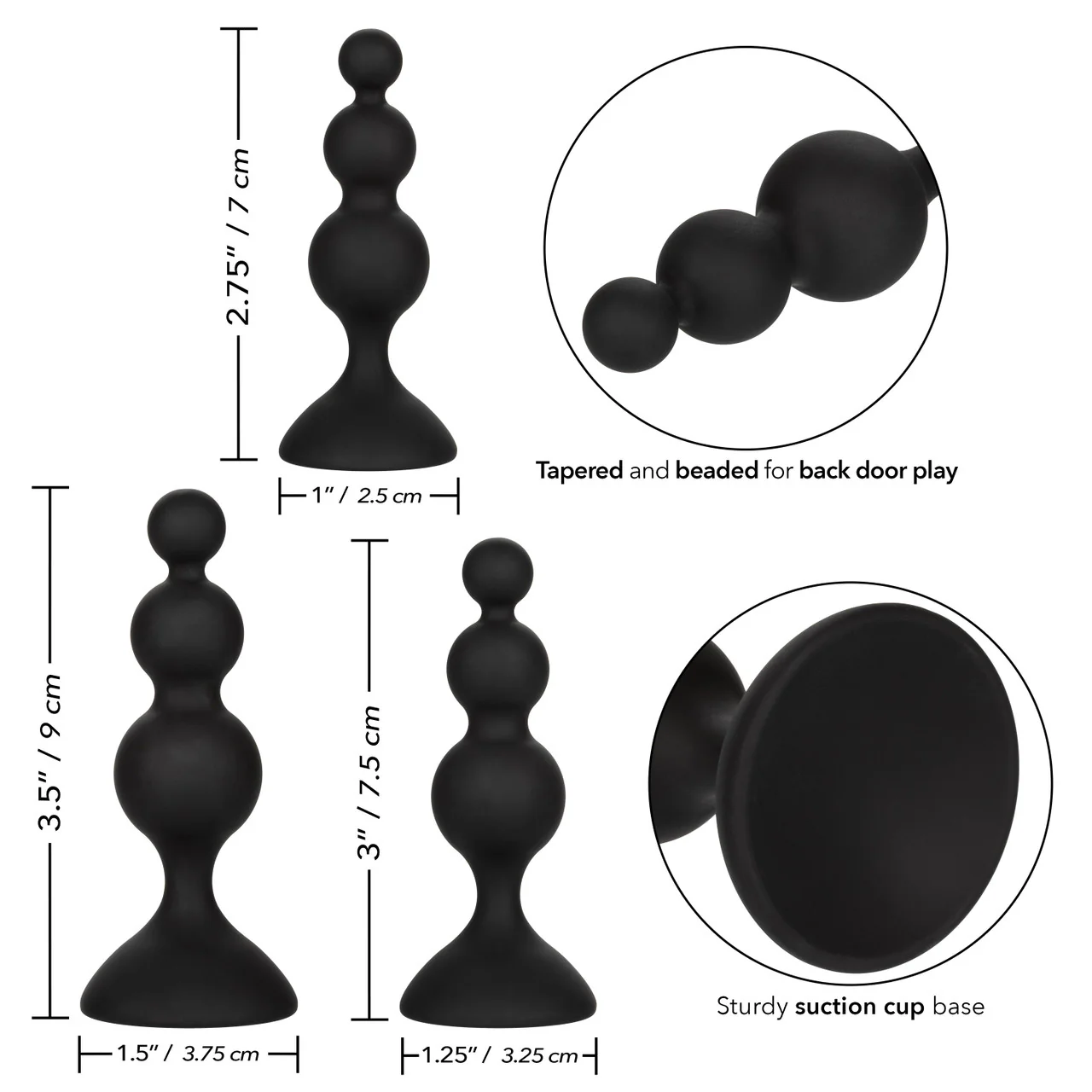 Anal Toys Silicone Beaded Anal Kit - Image 5