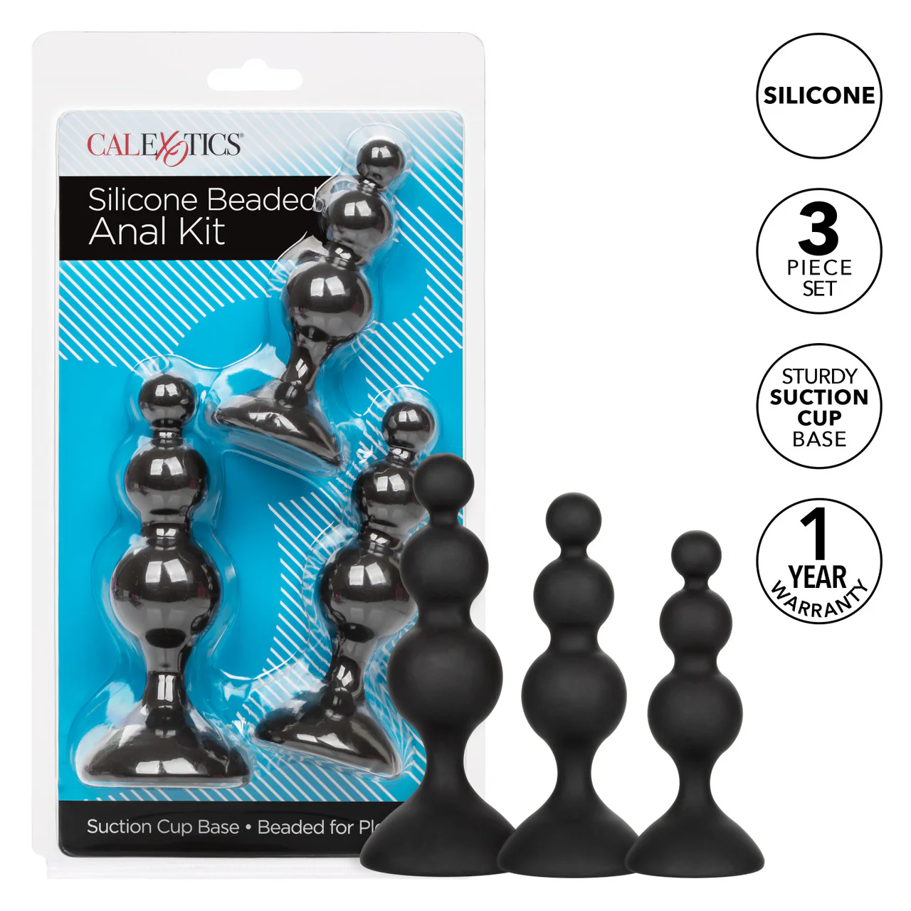 Anal Toys Silicone Beaded Anal Kit - Image 6