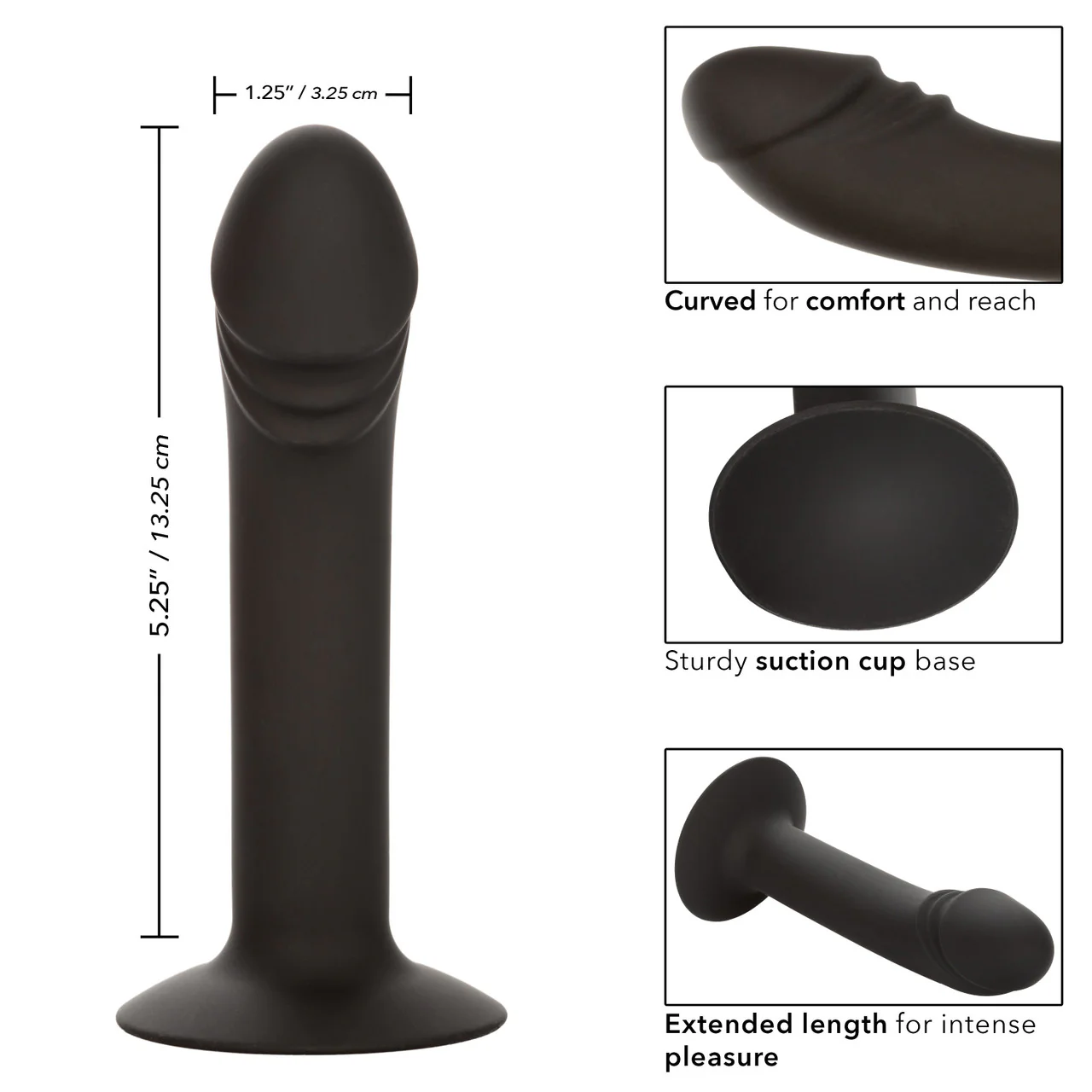 Anal Toys Silicone Curved Anal Stud - Image 5