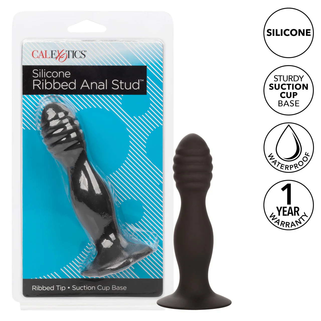 Anal Toys Silicone Ribbed Anal Stud - Image 6