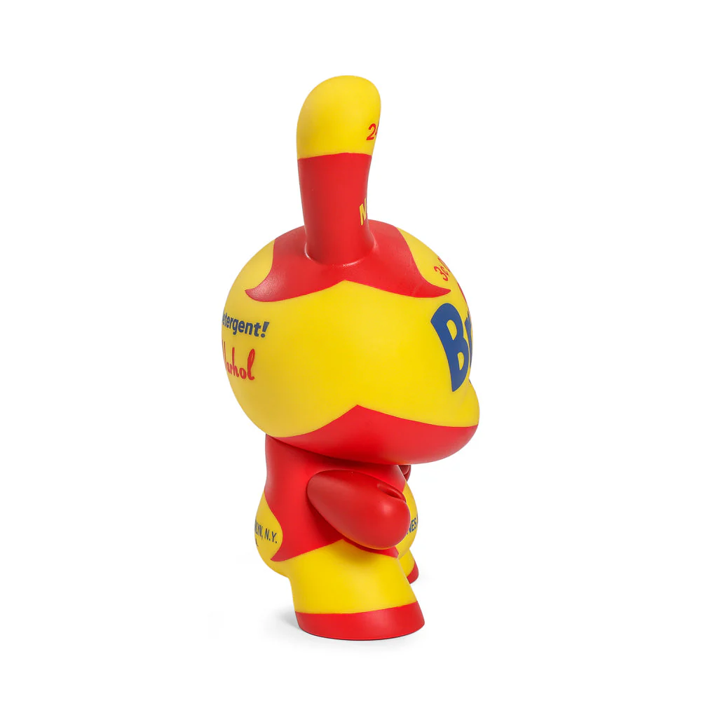 ANDY WARHOL 8 IN MASTERPIECE VINYL YELLOW BRILLO BOX DUNNY - Image 7