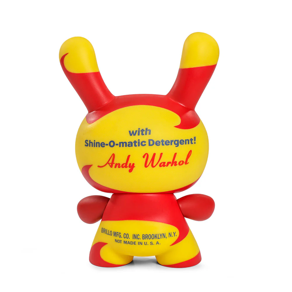 ANDY WARHOL 8 IN MASTERPIECE VINYL YELLOW BRILLO BOX DUNNY - Image 9