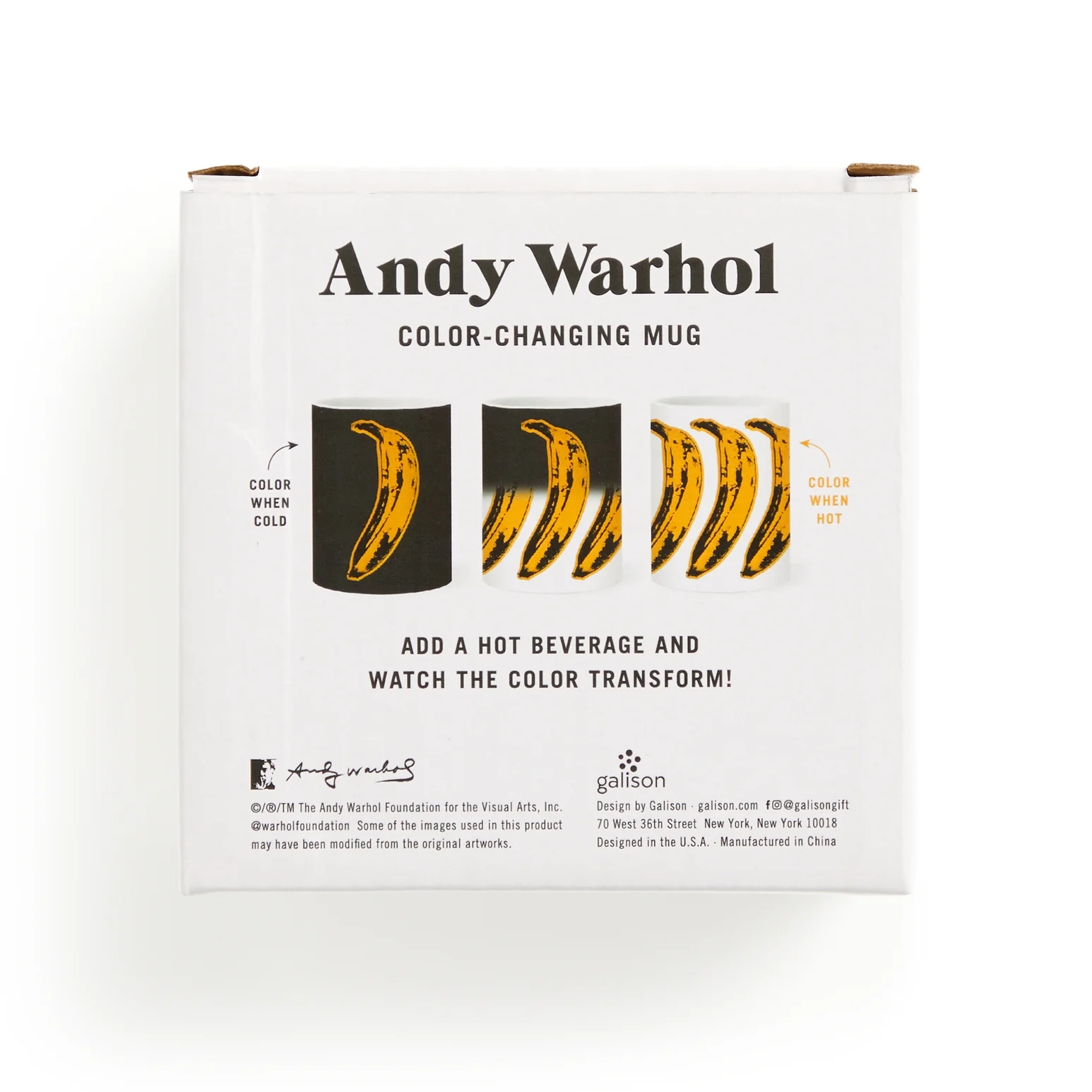 Andy Warhol Banana Color Changing Ceramic Mug - Image 6