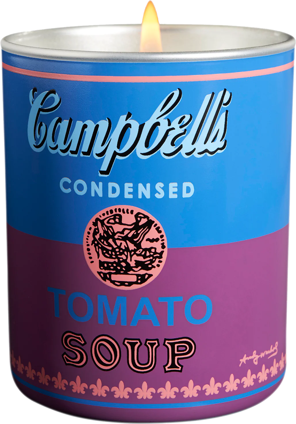 Andy Warhol Blue/Purple Campbell Candle - Image 2