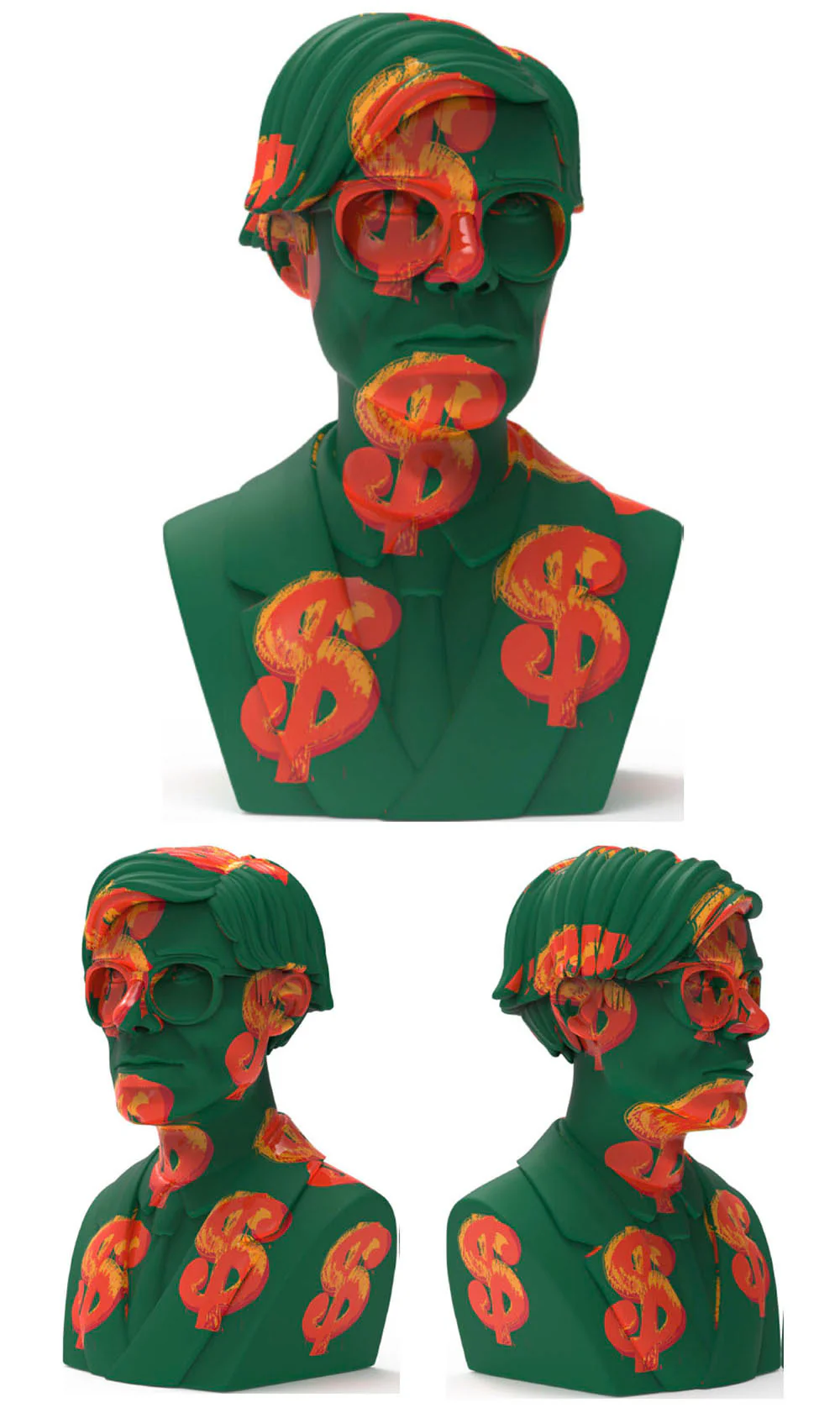 Andy Warhol Money bust by Kidrobot - Image 4