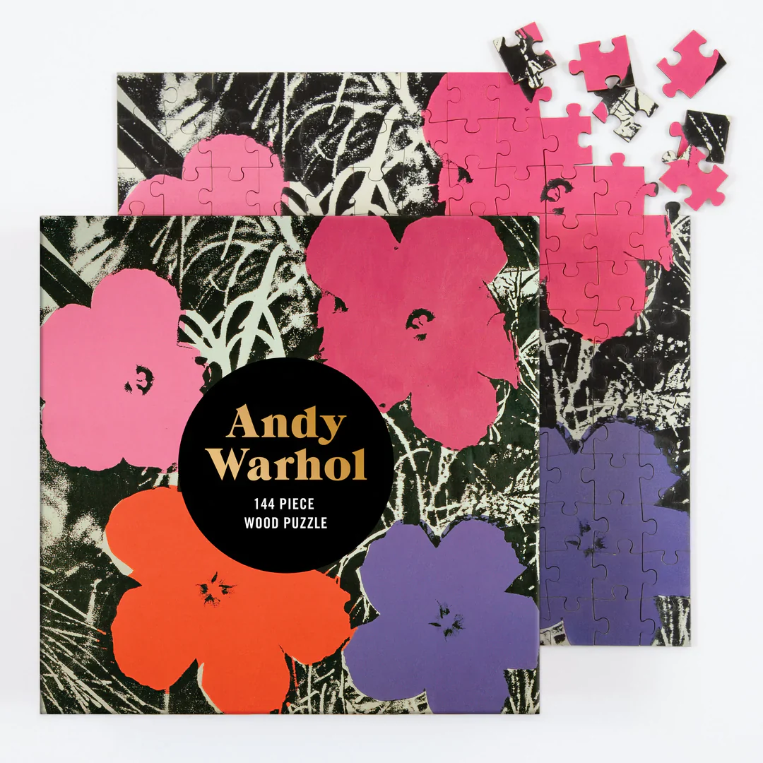 Andy Warhol Flower 144 Piece Wood Puzzle - Image 6