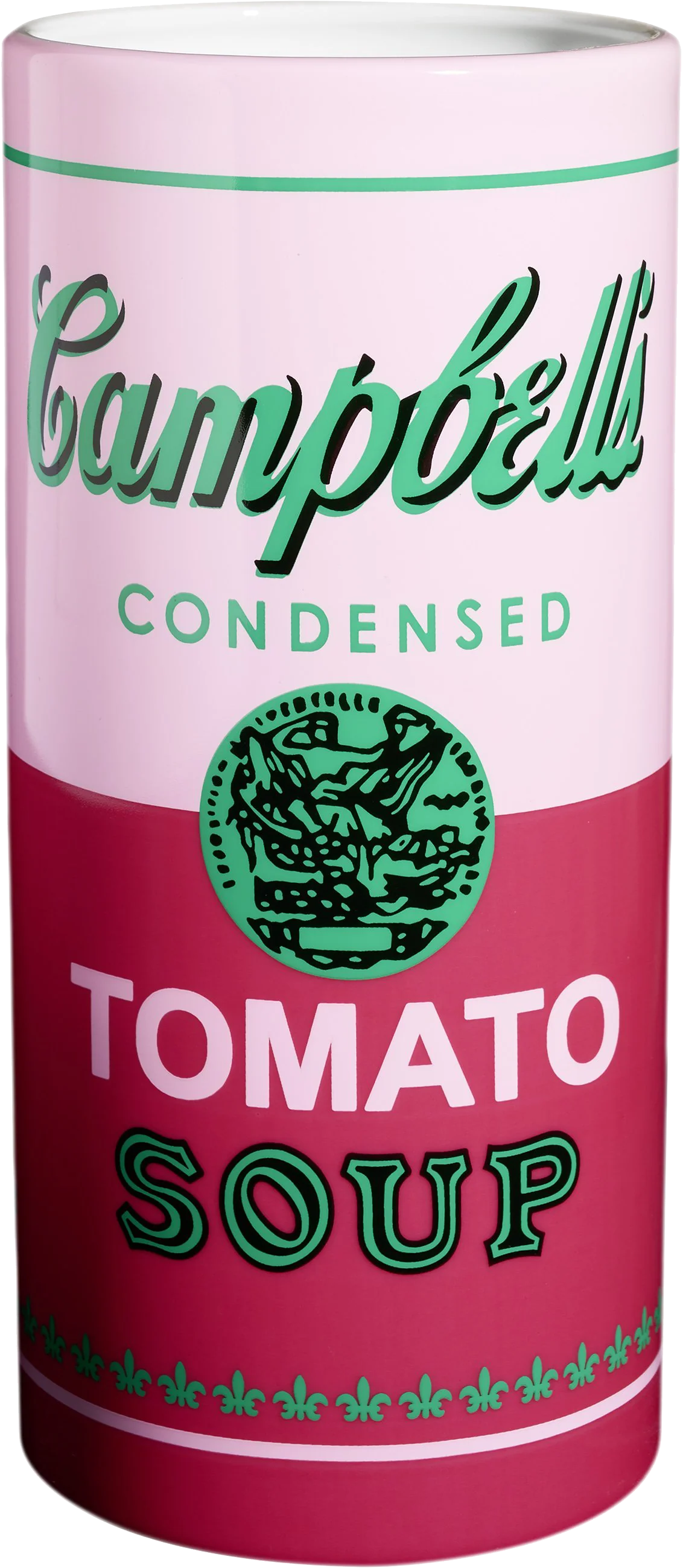 Andy Warhol Ligne Blanche Vase Campbell’s Soup Cans (1965) PINK/RED - Image 4