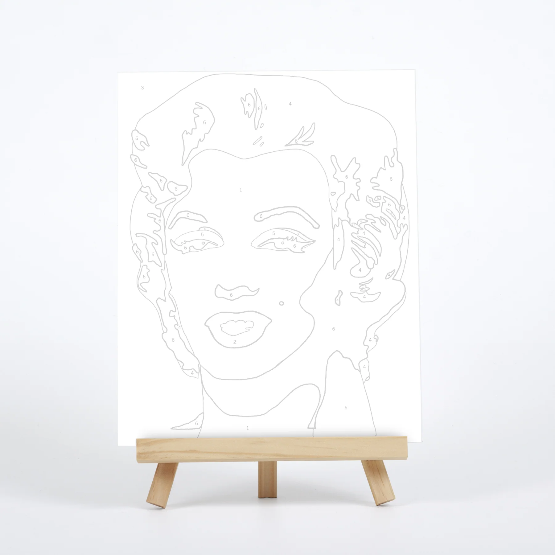 Andy Warhol Marilyn Paint By Number Kit - Image 4