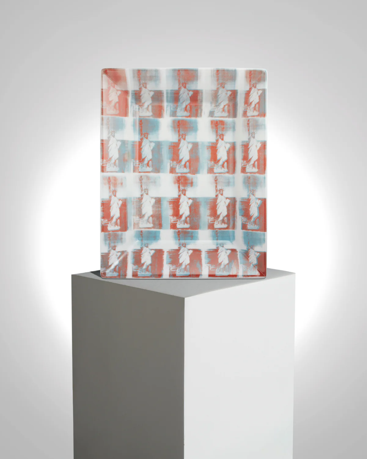 ANDY WARHOL PORCELAIN TRAY STATUE OF LIBERTY - Image 2