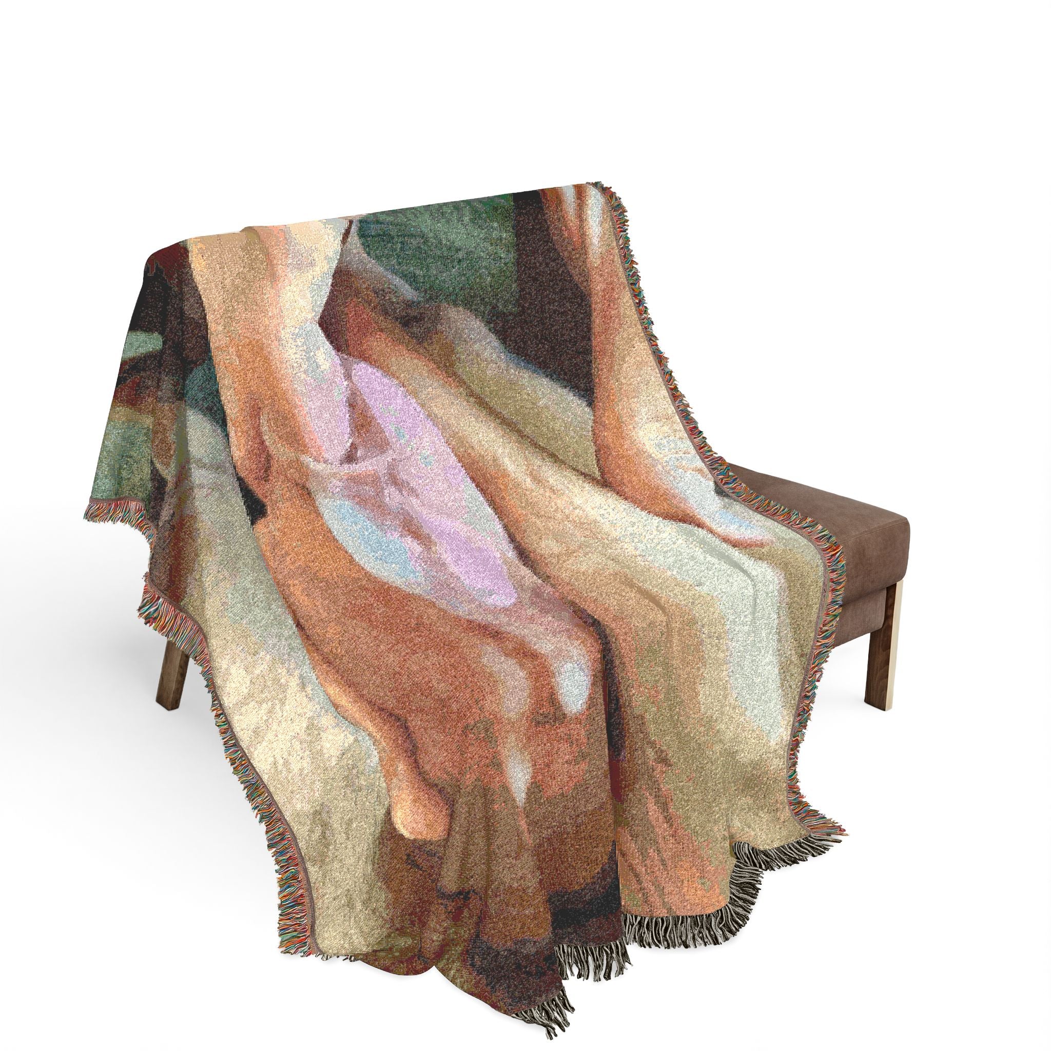 ANONYMOUS #2 Woven Blanket bY CULTUREEDIT - Image 10