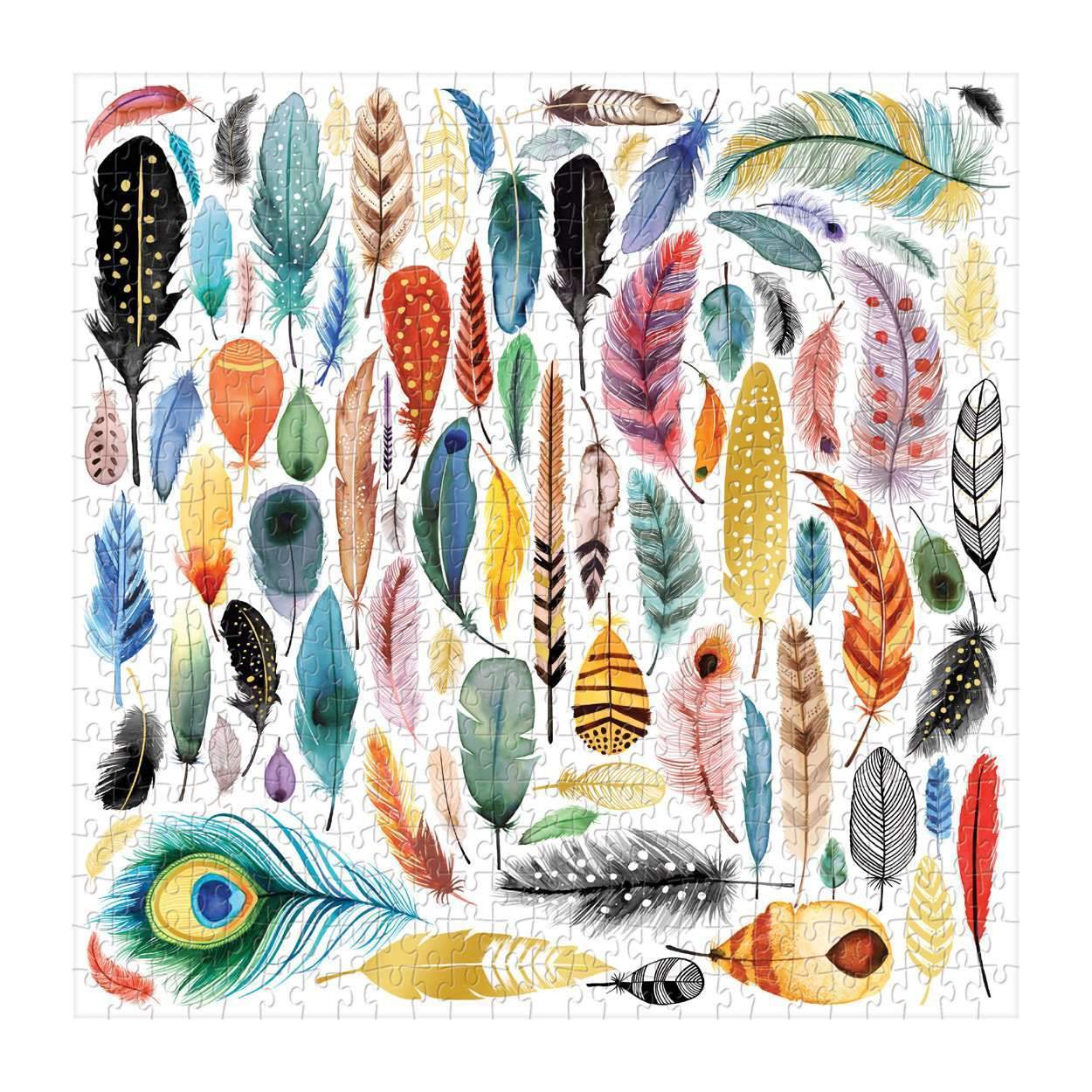 Arrows & Feathers 500 Piece Foil Jigsaw Puzzle - Image 3