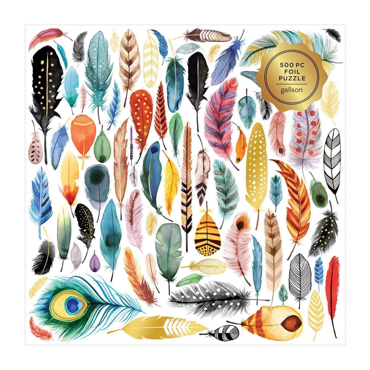 Arrows & Feathers 500 Piece Foil Jigsaw Puzzle - Image 5