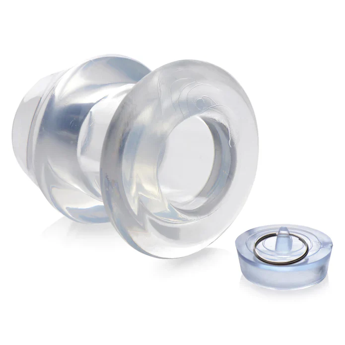 Ass Bung Clear Hollow Anal Dilator With Plug - XLarge - Image 3
