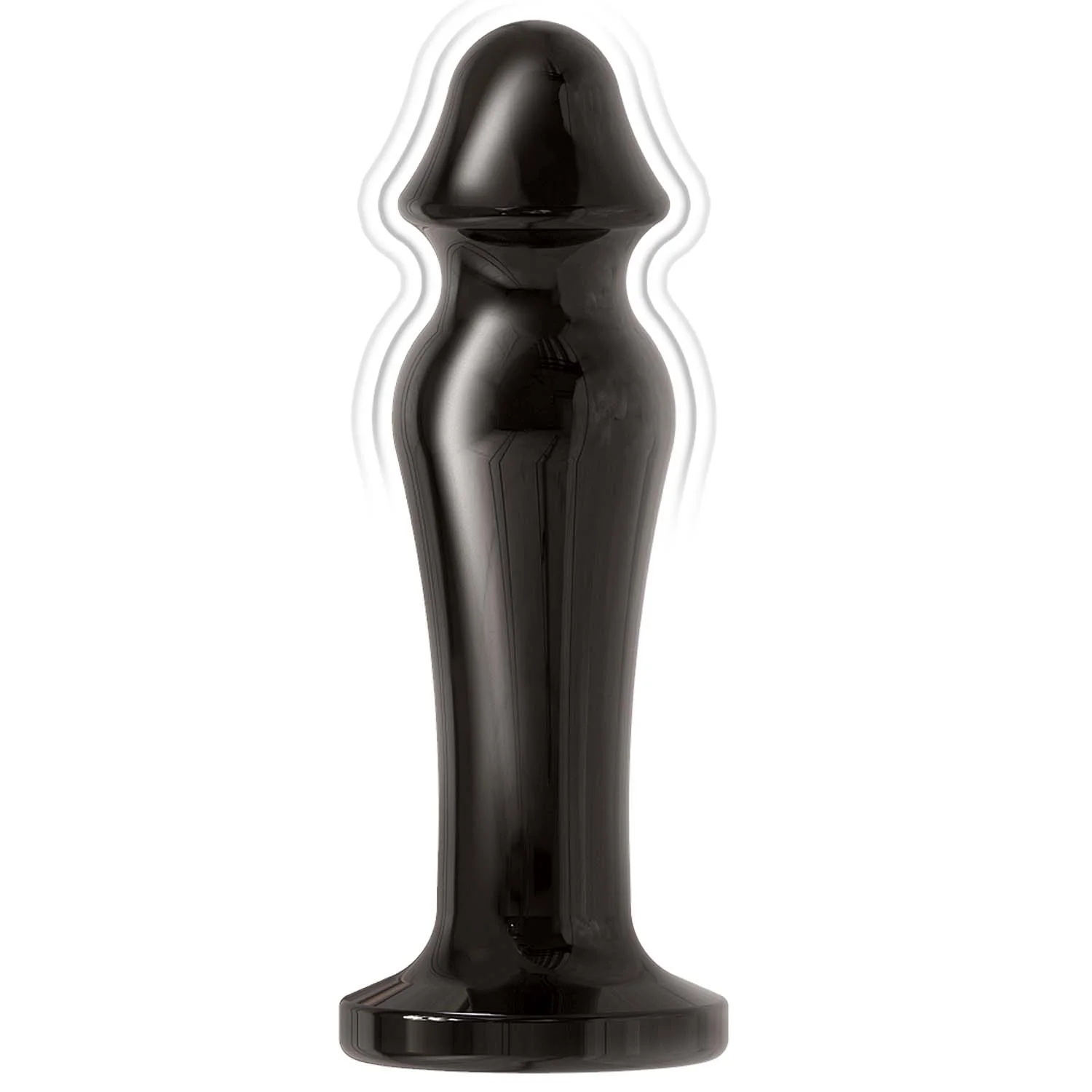 ASS-SATION REMOTE VIBRATING METAL ANAL LOVER-BLACK - Image 3