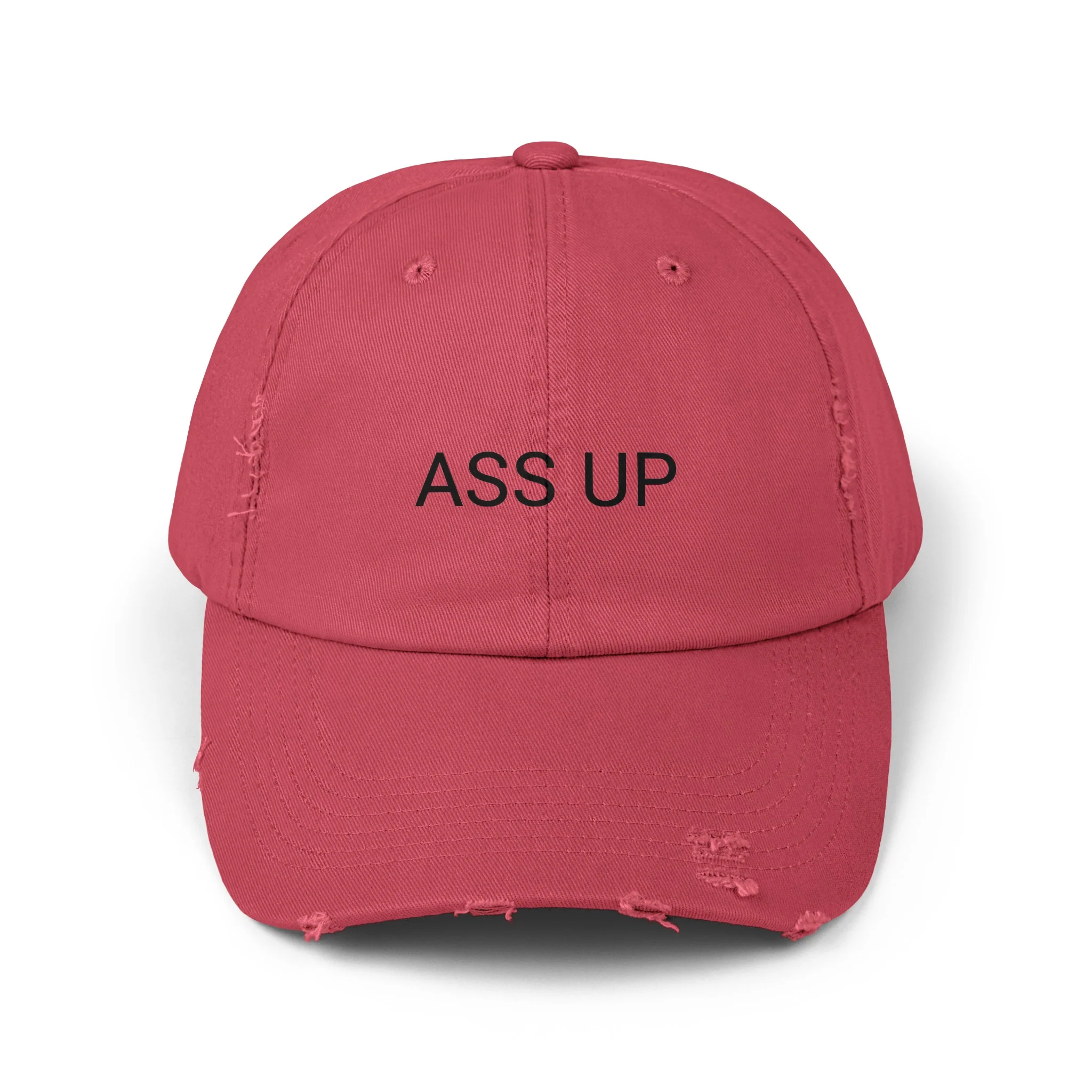 ASS UP Distressed Cap in 6 colors - Image 2