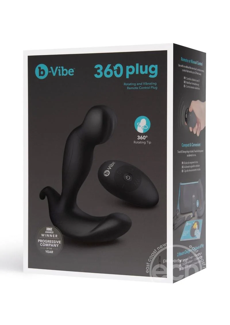 b-Vibe 360 plug Rotating and Vibrating Anal Plug - Image 11